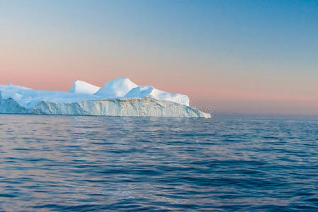 寒冷的 公司 大西洋 空气 浮动 峡湾 冰川 梦想 格陵兰岛