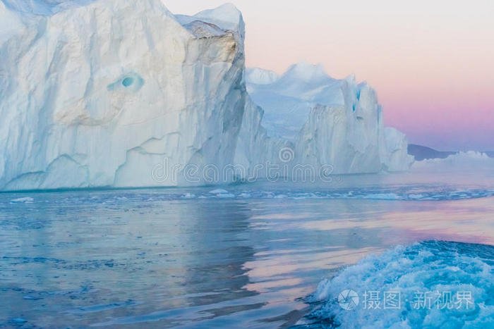 现在的 格陵兰岛 冰冷的 大西洋 危险 梦想 简直不可思议