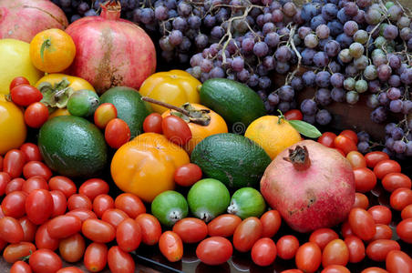 丰硕的果实照片