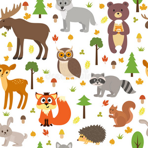 插图 小孩 乐趣 织物 秋天 打印 狐狸 落下 自然 圣诞节
