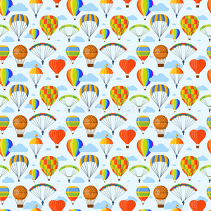气球恒机运输矢量集。