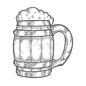 气泡 酒精 庆祝 啤酒节 寒冷的 艺术 插图 咕哝 绘画
