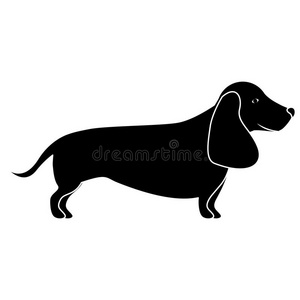 狗动物图标，宠物概念