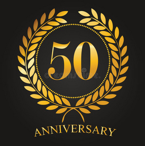 五十周年金标签照片