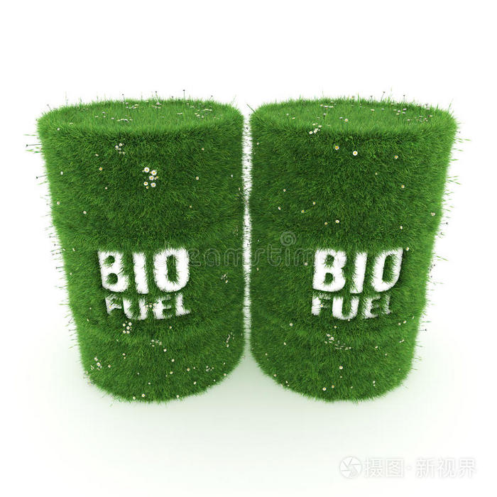 三维渲染桶生物燃料