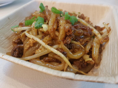 2016年11月11日,吉隆坡银针面条或老鼠面条是一种中国面条照片