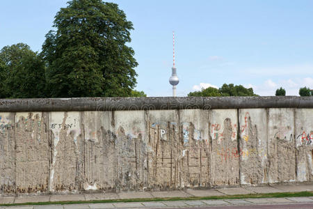 德国,柏林,柏林墙照片