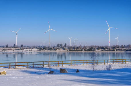 风车 环境 能量 保护 塔架 权力 行业 风景 发电机 天空