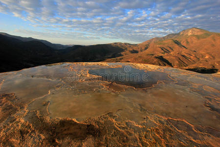 地标 级联 自然 全景 美丽的 美国 目的地 水塘 风景