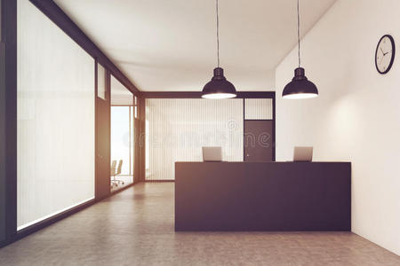 公司 地区 会议 照明 办公室 插图 奢侈 走廊 在室内