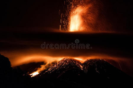 埃特纳火山喷发