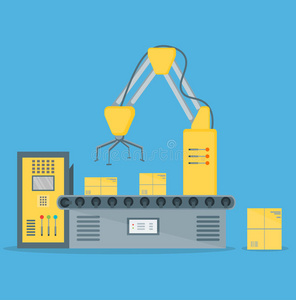 生产线卡通图片