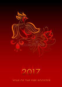 火鸟中国新年象征