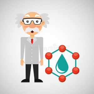 圆柱 生物技术 发现 滴管 烧杯 生物学 化学家 生物化学