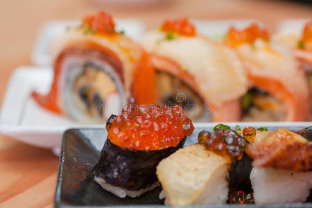 海堤 餐厅 午餐 生鱼片 健康 海鲜 美味的 特写镜头 烹饪