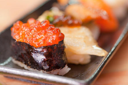大米 食物 餐厅 健康 特写镜头 生姜 三文鱼 海鲜 午餐