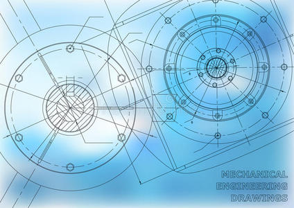起草 图画 蓝图 工程 力学 文件 工程师 齿轮 概述 图表