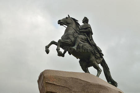 城市 建筑学 彼得 权力 金属 雕塑 国王 纪念碑