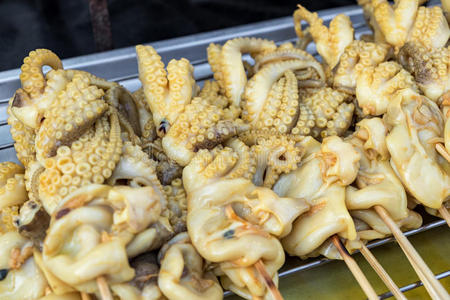 新鲜鱿鱼黄刺安排照片