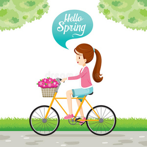 前面的自行车图片