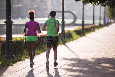 慢跑者 运动 城市 重新 美国人 运动型 闲暇 多民族 外部