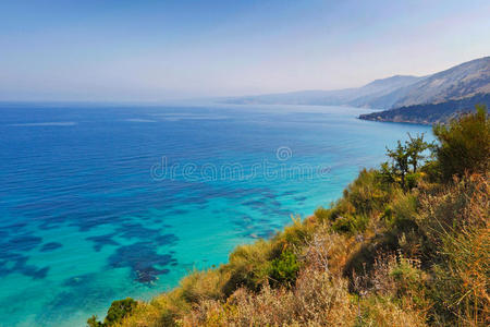 希腊基法罗尼亚岛的agia kyriaki