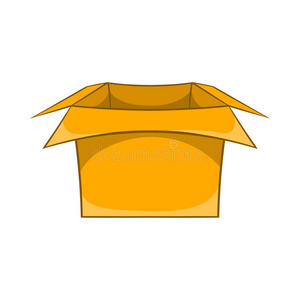 纸箱卡通纸箱图标,卡通风格照片