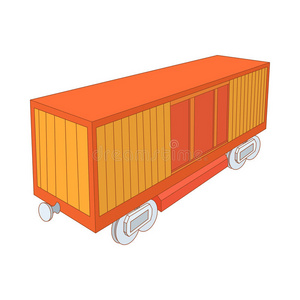 重的 出口 金属 货物 汽车 物流 卡通 行业 传送 马车