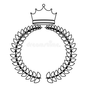 皇冠和花环设计