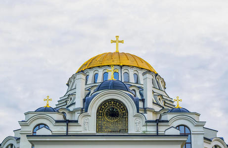 正统的基督教教堂穹顶图片