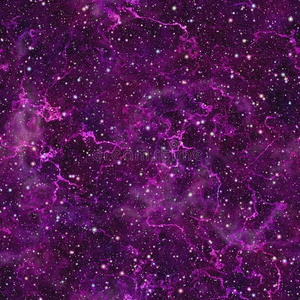 星云夜空星空. 紫色的外层空间. 银河纹理背景. 无缝插图. l照片