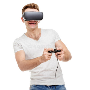 模拟 衬衫 游戏 新的 小工具 网络 视频 头盔 装置 白种人