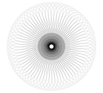 抽象螺旋单元几何螺旋，薄涡
