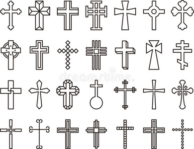 圣彼得十字架符号图片