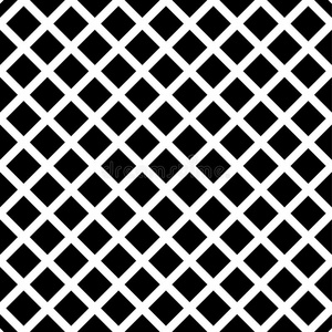 蜂窝,网格无缝黑白图案照片