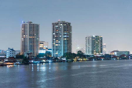 曼谷 天际线 酒店 中心 建筑学 天空 地标 城市景观 特拉菲