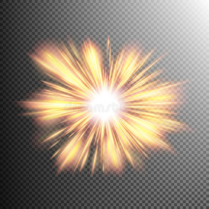 闪光 透镜 爆炸 要素 爆发 魔术 插图 怒目而视 闪耀