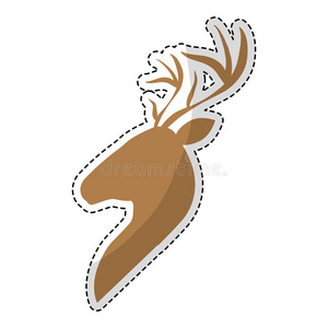 鹿徽图标图像