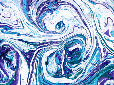 手绘抽象大理石纹理. 用液体油漆手工制作.照片