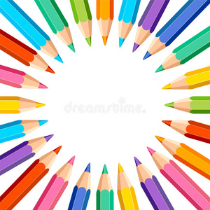 物体 艺术 艺术品 圆圈 学校 蜡笔 铅笔 颜色 彩虹 学习