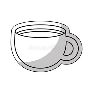 咖啡杯饮料隔离图标