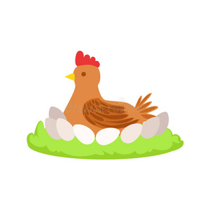 绿草卡通鸡窝卡通农场相关元素补丁绿草照片