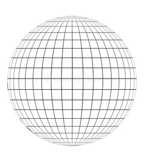 网格球带网格的球体照片