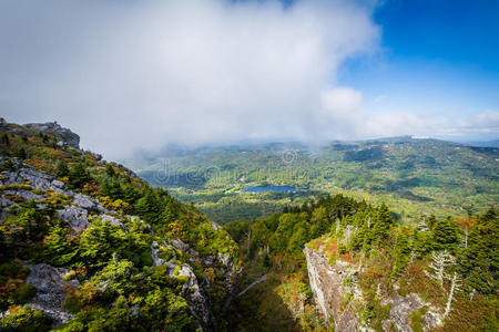 山脊 公司 阿巴拉契亚 美丽的 忽略 旅行 天空 风景 颜色