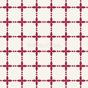 抽象的几何红色嬉皮士装饰艺术图案