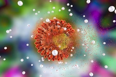 纳米粒子对HIV的破坏