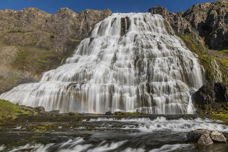 冰岛的Fjallfoss