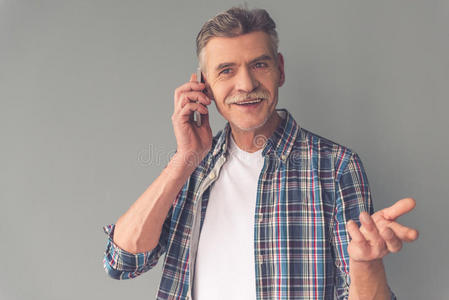 好的 通信 小工具 助理 男人 白种人 头发 古老的 情感