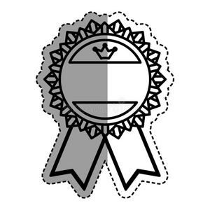 插图 徽章 标签 偶像 王冠 公司 荣誉 奖励 最好的 质量