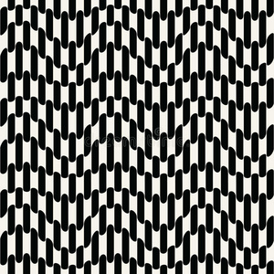 抽象几何黑白图形设计编织独特的图案